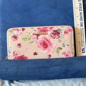 Rampage Blush Floral Zip-Around Wallet, NWOT, MAKE AN OFFER!!!